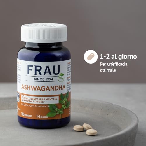 Ashwagandha, Alto Dosaggio, 180 Compresse, Azione Tonico Adattogena Per Il Benessere Fisico E Mentale, Favorisce Il Rilassamento, Senza Glutine, Senza Lattosio - 6