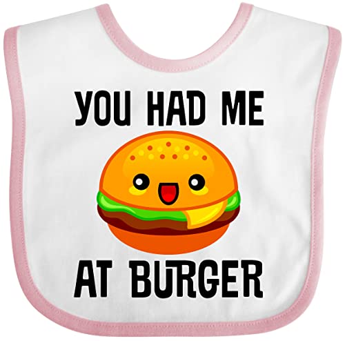 inktastic You Had Me At Burger Baby Bib