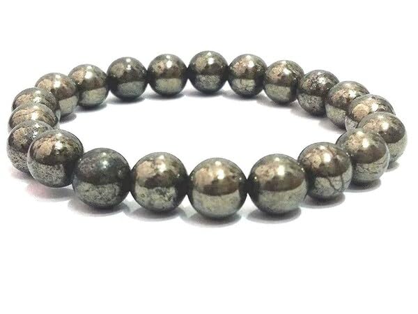 Exquisite Crystals Unisex Pyrite Bracelet - Crystal Bracelet with Pyrite Stone Original - Money Magnet Bracelet Suitable for All Occasions (B0D586DN8D) Amazon Price History, Amazon Price Tracker
