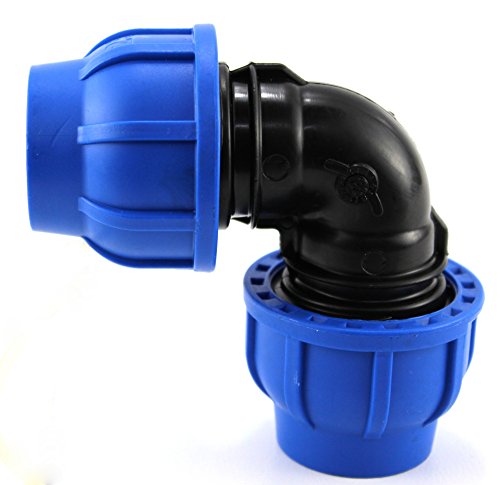 Irritec Codo Compresión PP PN16  40 x 40  Empalme Tubo Polietileno Curva