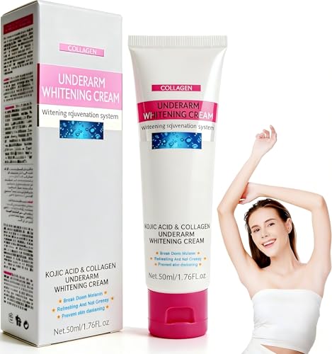 HOUSN Underarm Whitening Cream, Aufhellungscreme für Ellbogen, Knie, Aufhellung und Pflege, Gegen Dunkle Haut, für Alle Hauttypen, Leicht und Pflegend