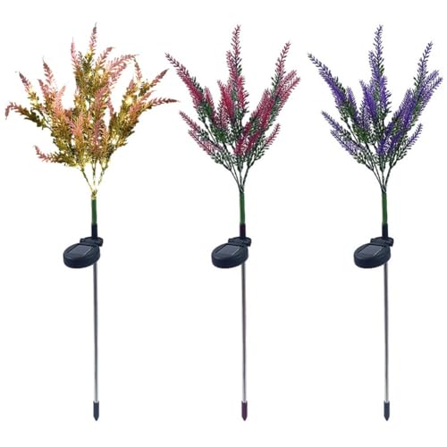 Lampe solaire de jardin double fleur étanche à inclinaison flexible pour patio