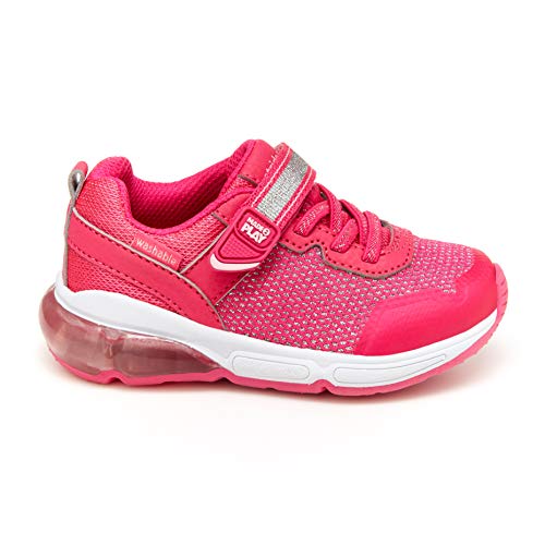 Stride Rite Girls Made2Play Radiance Bounce Sneaker, Pink, 12 Little Kid3