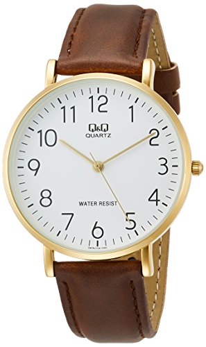 Q&Q Reloj Analógico para Hombre de Automático con Correa en Cuero Q978J104Y
