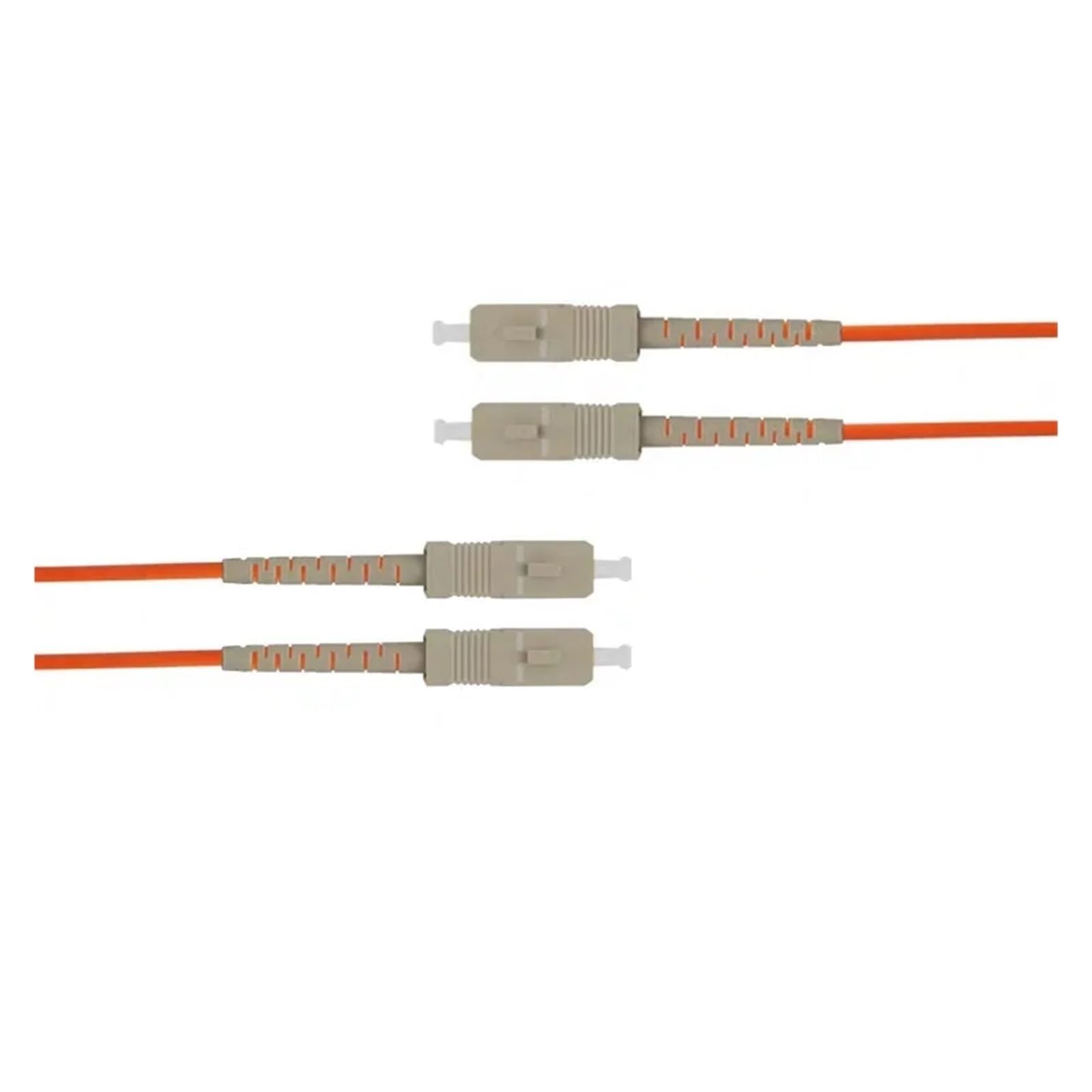 Câble de raccordement en fibre optique 2,0 mm ou 3,0 mm LC/ST/SC/FC UPC multimode Dual Core 5 mètres (LC UPC-ST UPC)