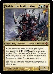 Magic The Gathering - Sedris, The Traitor King - Shards of Alara