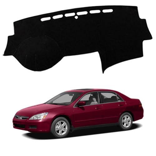 XITER Polyester Dashboard Cover Mat Carpet Dash Nonslip Sun Shade Mat Compatible For Honda accord 2003 2004 2005 2006 2007.