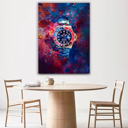 Cuadros abstractos para salón y dormitorio | Lienzo moderno 50x70cm GFDJKHT 3