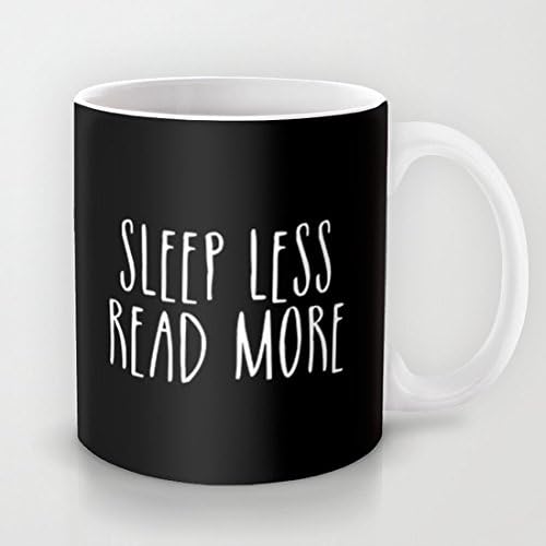 luRouse Sleep less, read more Coffee/Tea Mug 3.7" x 3.1" ,11oz