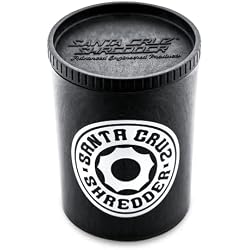 Santa Cruz Shredder Containers for Herbs & Spices Storage, 0.5 Oz UV-Protected Airtight Sealable Container, Ultra-light & Sturdy Jar for Kitchen, Keeps Your Herbs Fresh