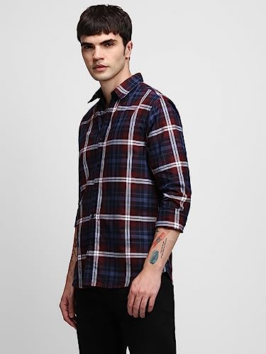 Image of Dennis Lingo Men's Checkered Casual Shirt