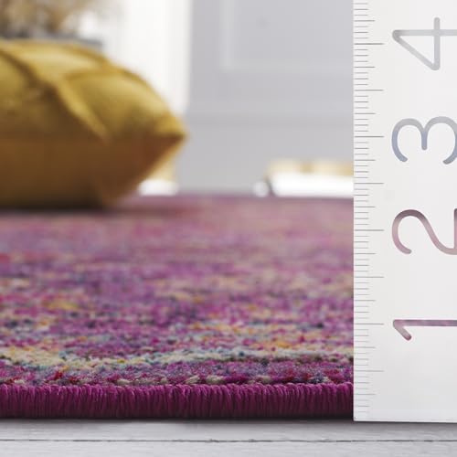 Tapete Decorativo Safavieh 4 x 6 Fucsia y Púrpura miniatura 2