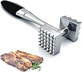 Meat Tenderizer, Dual-Sided Nails Meat Mallet, Meat Hammer Used for Steak, Chicken, Fish，Meat Pounder With Rubber Comfort Grip Handle, 8.8 inches Meat Tenderizer Tool