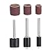 102 pcs Sanding Band Sand Drum Rotary Abrasive Sanding Ring Grinding Polishing Tool for Various Crafting Industries