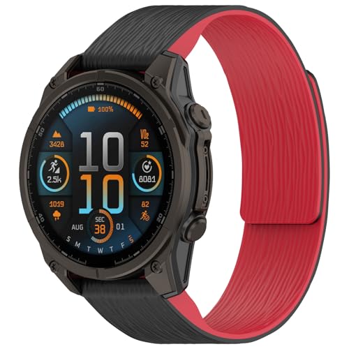 AISPORTS Garmin Approach S70 47mm/S62/S60�p�o���h �V���R�� 22mm �N�C�b�N�t�B�b�g �r���v�o���h �u���X���b�g �X�|�[�c���X�g�o���h �����p�o���h Garmin Instinct E 45mm/3 45mm/2