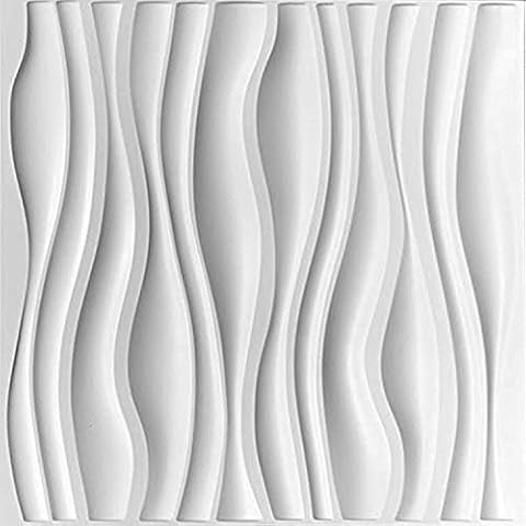 ArtWall 3D Matt White PVC Ceiling Panels Cover
