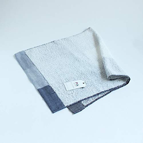 今治タオル コンテックス パレット フェイスタオル ブルー×グレー