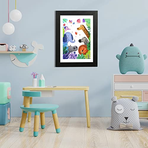 Sank Kids Art Frames Projects – Front Opening And Changeable Picture Display For Din. A4 Art-Work, Storage Frames, Crafts, Drawing, Hanging Art, 8.3X11.8 (Black, 1 Pack) #TOP4