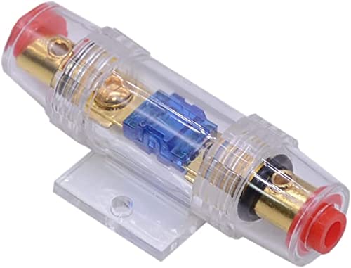 Hochstrom-Gabelbolzen-Auto-Sicherungshalter, modifizierter Auto-Audio-Lautsprecher-Sicherungskasten, 30A40A50A60A80A100A200A, zylindrische Sicherung Replacement parts ( Color : Fuse , Size : 100A )