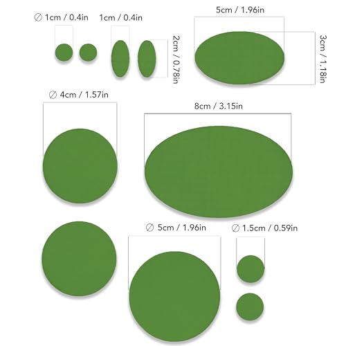 aZengear Repair Patches for Jackets, Tent, Shoe Toe, Air Mattress, Inflatables, PVC Gear - Waterproof, Self-Adhesive, Tear-Cold-Heat-Resistant, Down Puffer Coat (11 Pcs, Cool Green)