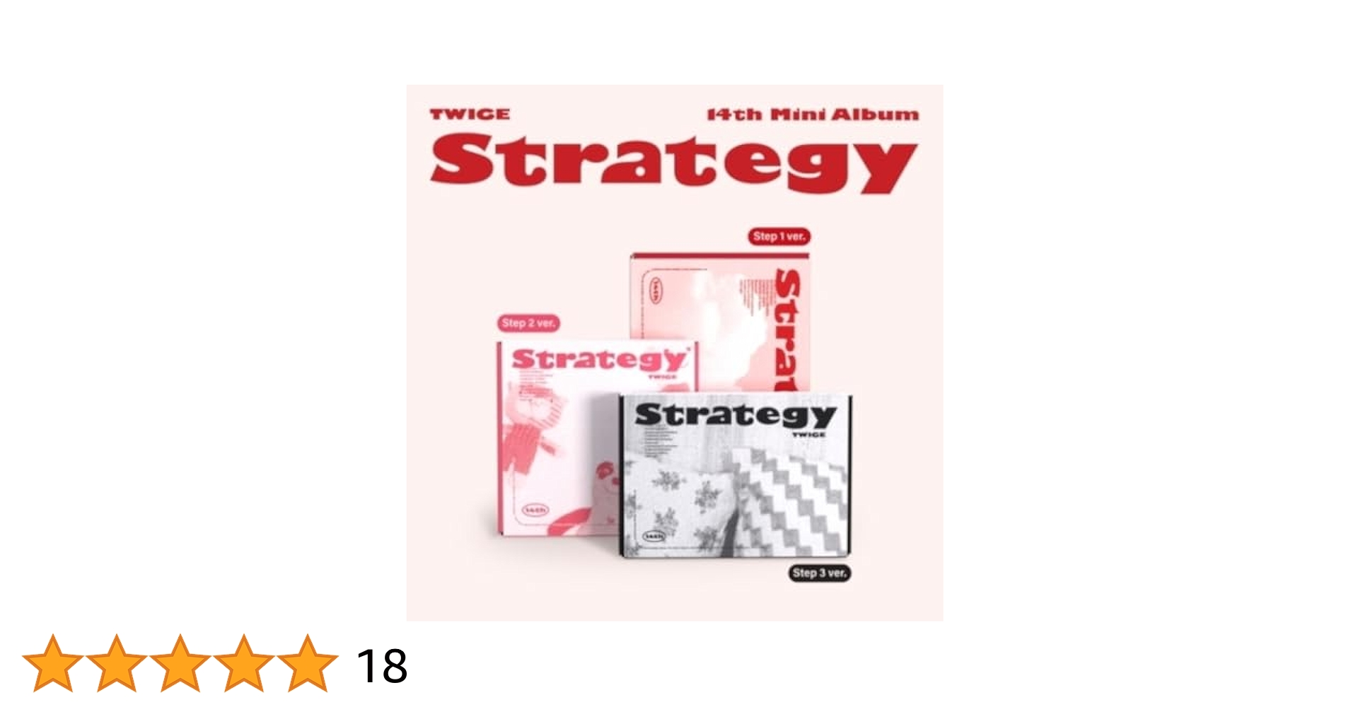 TWICE Strategy アルバム step1~3 Amazon.com: TWICE - 14th Mini Album [STRATEGY] Photobook