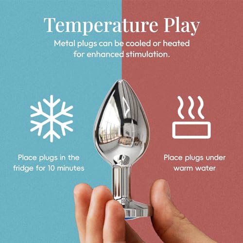 Image of Deluxe Metal Anal Plug, Graceful Waterdrop Contour with Lustrous Blue Gemstone Accent - Durable, Body-Safe & Aesthetically Pleasing for Elevated Intimate Experience