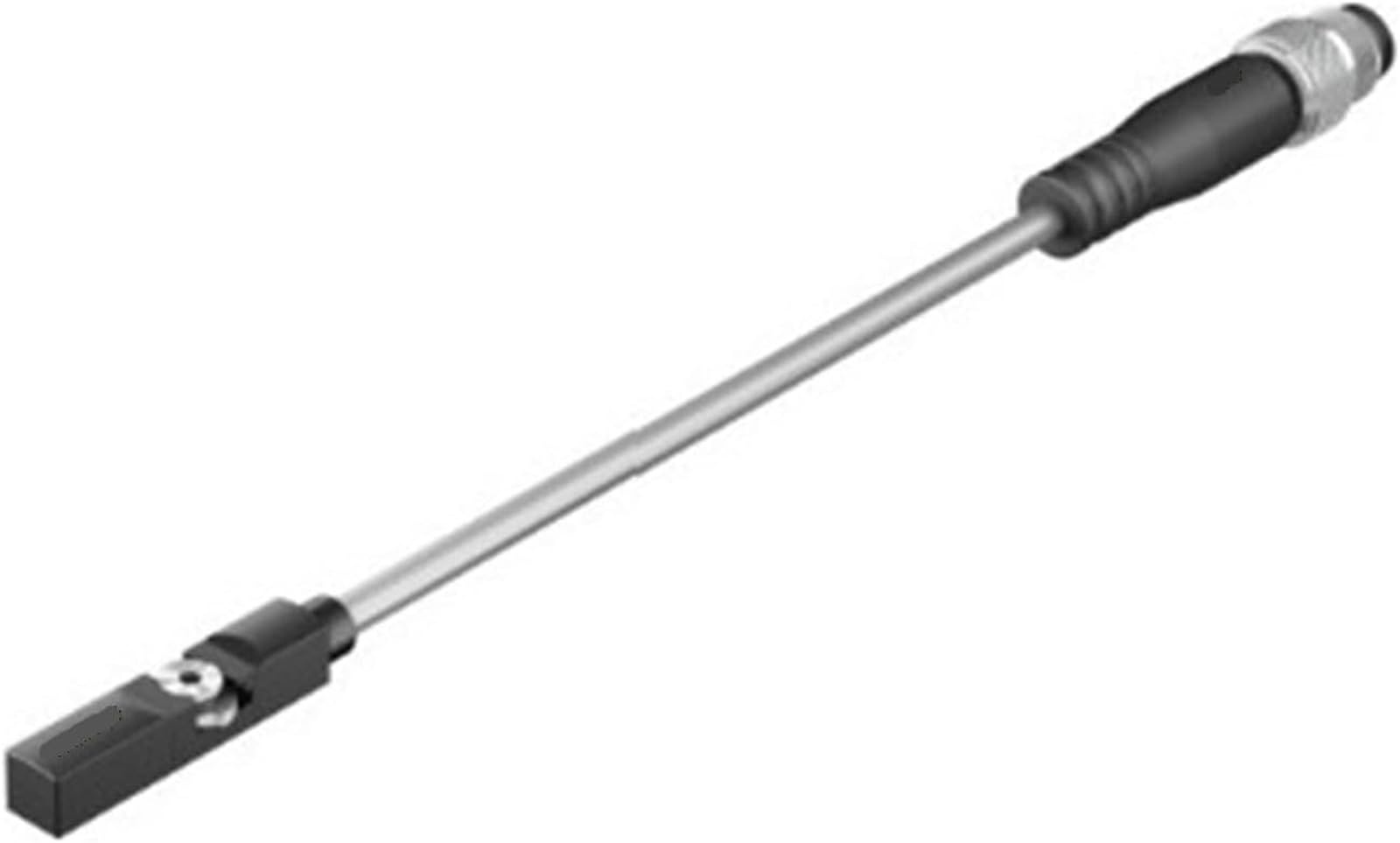 AHHQD Industrial T-Slot Proximity Sensor CRSMT-8M-PS-24V-K-0.3-M8D-EX2 - PNP NO, 24V DC, 300mm Cable, Cylinder Magnetic Switch for Automation and Robotics .0620