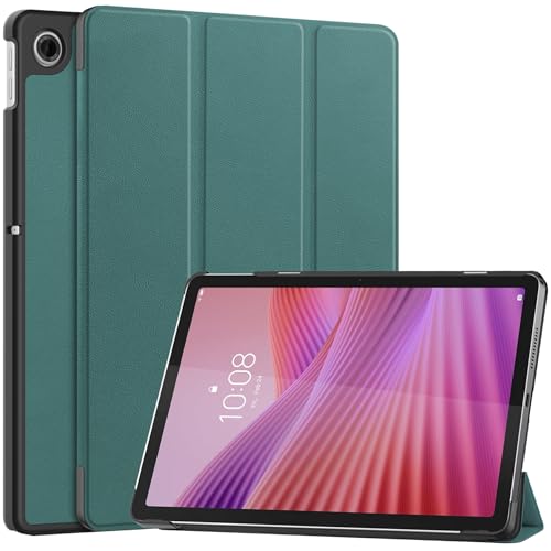 Image of ProElite Cover for Lenovo Tab 10.1 inch 2025 Case Cover, Sleek Smart Flip Case Cover for Lenovo Tab 10.1 inch 2025 Tablet (Support Auto Sleep Wake), Dark Green