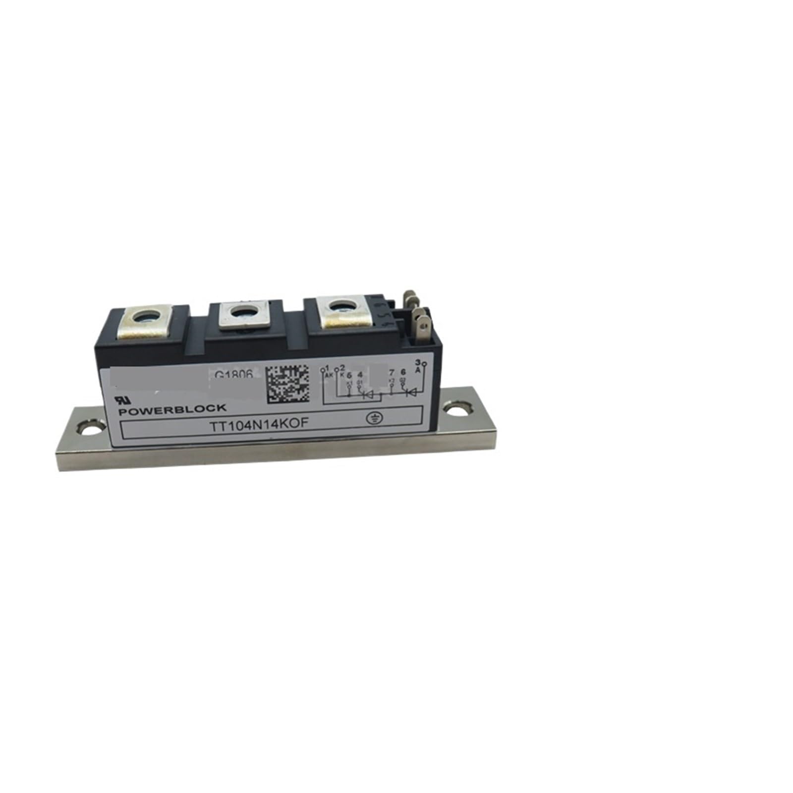 TT104N16KOF Module Thyristor Eupec Infineon pour commutation de puissance industrielle