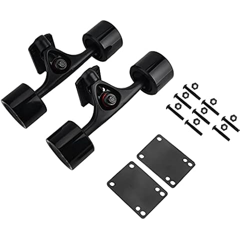 Alomejor 2pcs Skateboard Truck Combo Set Cover