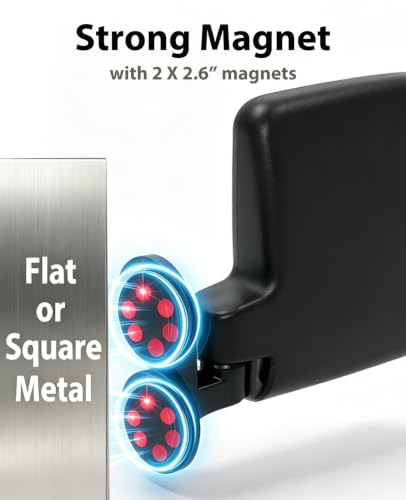 Image of Magnetic Tractor Mirrors Rear View Mirrors for Forklift Lawn Mower