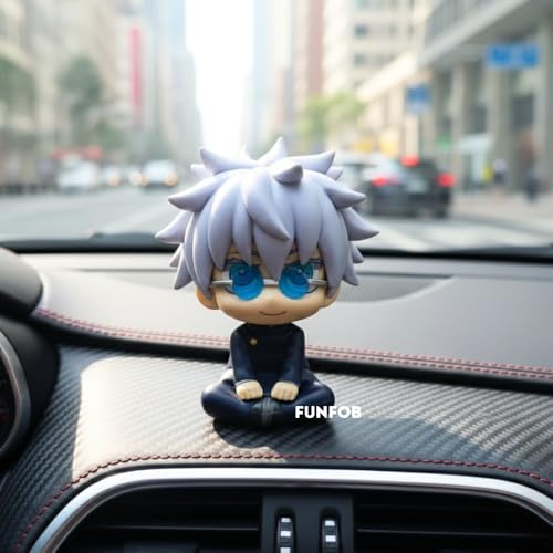 Image of FUNFOB Jujutsu Kaisen Action Figure Collectible for Anime Fans PVC Multicolour | Go-jo Chubby