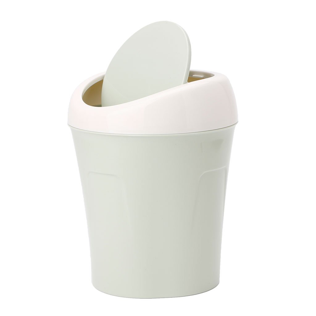 XIANGBEI Mini Desktop Garbage Can Trash Waste Bin Basket Dustbin Container Home Car Case
