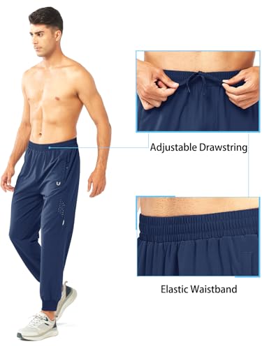 Image of NORTHYARD Men's Athletic Running Pants Lightweight Workout Joggers Quick Dry Gym Sweatpants Active Sports Track Training