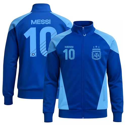 Image of Icon Sports Officially Licensed Argentine Football Association Lionel Messi Track Jacket - Unisex Adult