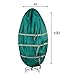 Christmas Tree Storage Bag - Upright Zippered Canvas Cover for 9-Foot Artificial Trees with Buckle Straps and Cinch by Tiny Tim Totes (Green)