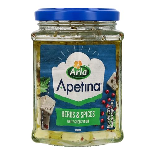 ARLA Apetina Feta in Oil Glass Bottle 275g - Chilled
