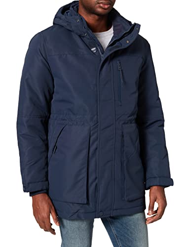 Tommy Jeans Herren TJM TECH Parka DM0DM11180 Gepolsterte Mäntel, Blau, M