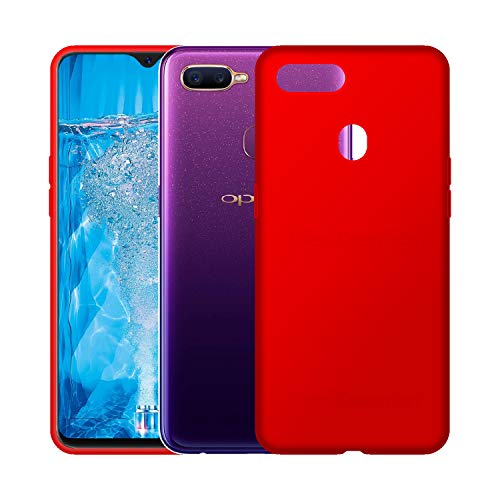 Image of Case Creation Luxurious OG Series for Realme 2 Pro Case Cover,Anti-Dirty Slim Case Frosted Matte Cute Candy TPU Raised Bezel (Splash of Color) Back Cover for Realme 2 Pro -Wine Red