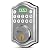 AkaGear Keyless Entry Door Lock with Keypad - Smart Deadbolt for Front Door with 2 Keys - Auto Lock - Easy Installation - DS10 Mini (Satin Nickel)