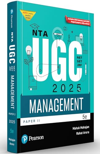 Pearson NTA UGC NET Paper 2 Management 2025 | SET, JRF | Includes...