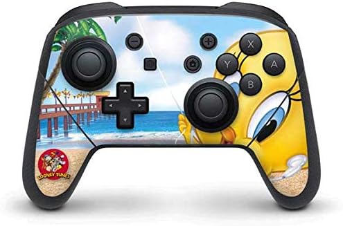 Skinit Decal Gaming Skin Compatible with Nintendo Switch Pro Controller - Officially Licensed Looney Tunes Tweety Bird iPod Design