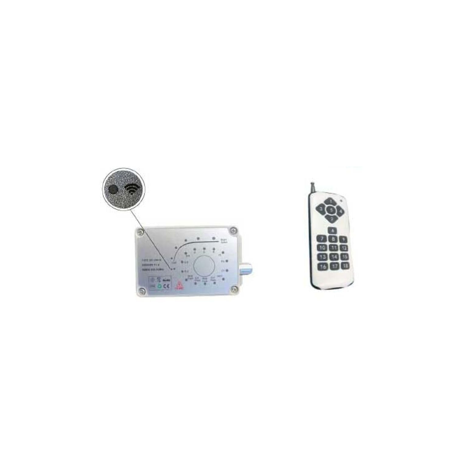 Proyector LED Epoxy Extraplano, 15W, 1200 lm, 12V AC, RGB y Blanco, 2,5 cm (MODULADOR + MANDO + WIFI (CONTROL MANDO, SMARTPHONE, ALEXA Y GOOGLE HOME))