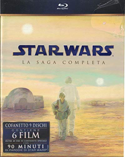 Contiene: - Star Wars Episodio I - La Minaccia Fantasma - Star Wars Episodio II - L'Attacco dei Cloni - Star Wars Episodio III - La vendetta dei Sith - Star Wars Episodio IV - Una nuova speranza (Guerre Stellari) - Star Wars Episodio V - L'Impero colpisce ancora - Star Wars Episodio VI - Il ritorno dello Jedi