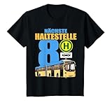 Bus Geschenk Kinder 8 Jahre Geburtstagsshirt