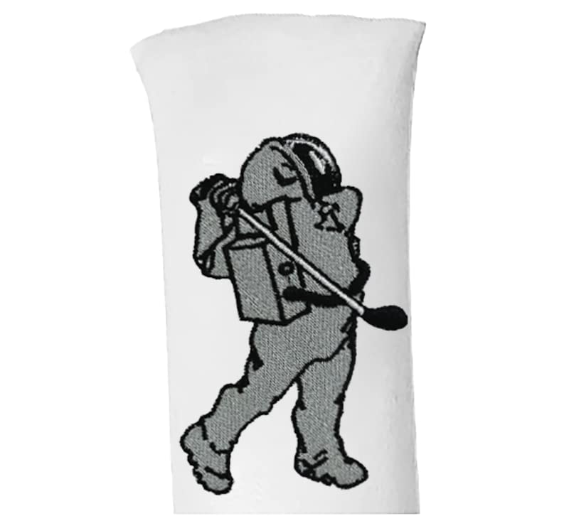 Astronaut Golfer Sunfish Leather Golf Alignment Stick Cover Holds 2 Sticks