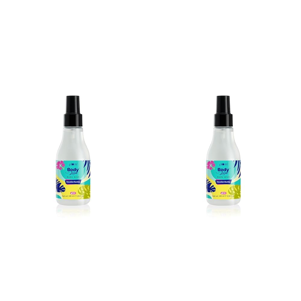 Plum Bodylovin' Hawaiian Rumba Body Mist | Long Lasting Beachy Fragrance For Unisex With Gardenia & Vanilla | High On Fun | Travel-Friendly Perfume Body Spray 100 Ml (Pack Of 2)-picture-45