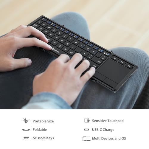 Iclever IC-BK08 Foldable Keyboard, Bk08 Bluetooth Keyboard thumb #8