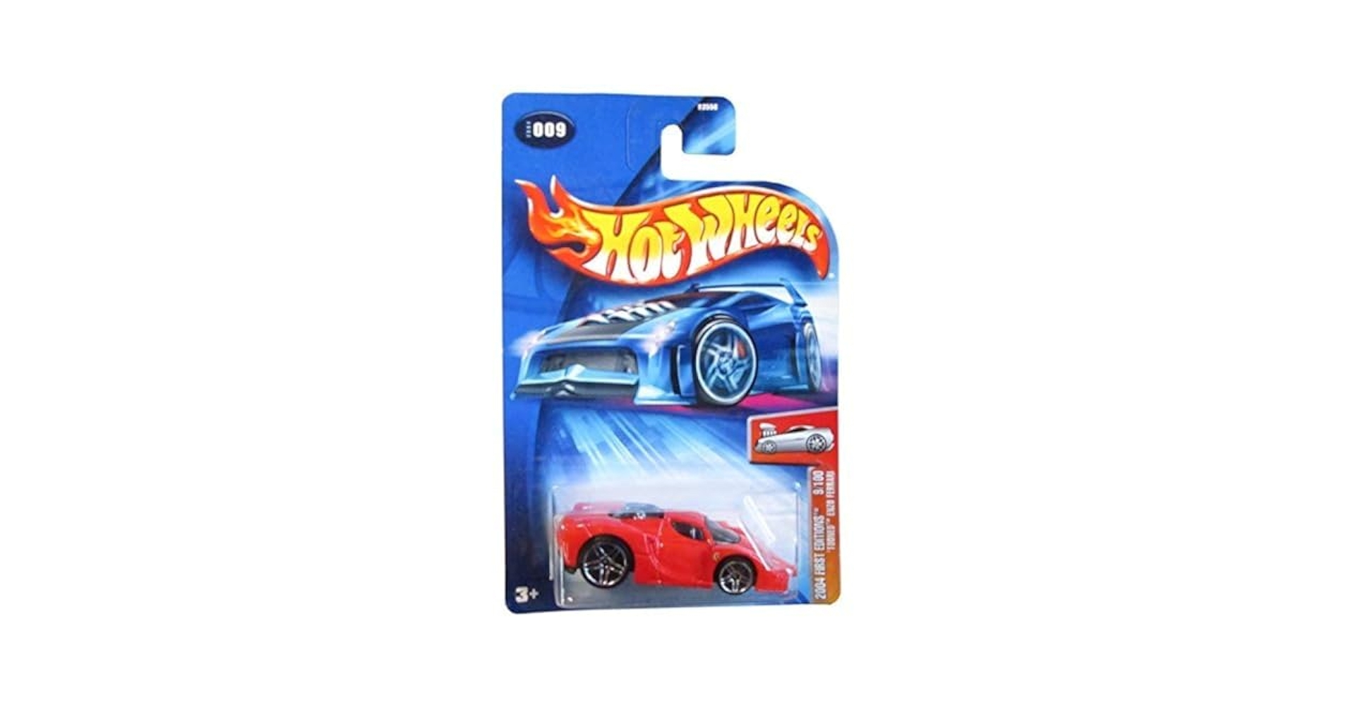 Hot Wheels ENZO FERRARI TOONED レッド/クリア Amazon.com: Hot Wheels 'Tooned Enzo Ferrari First Edition