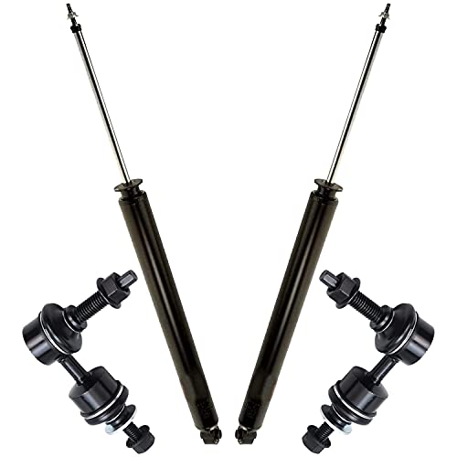Detroit Axle - Rear Shock Absorbers + Sway Bars Replacement for 2012-2018 Ford Focus (Excludes ST, RS) - 4pc Set